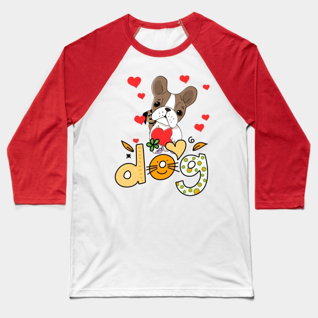 dog lover Baseball T-Shirt by ABOHILI